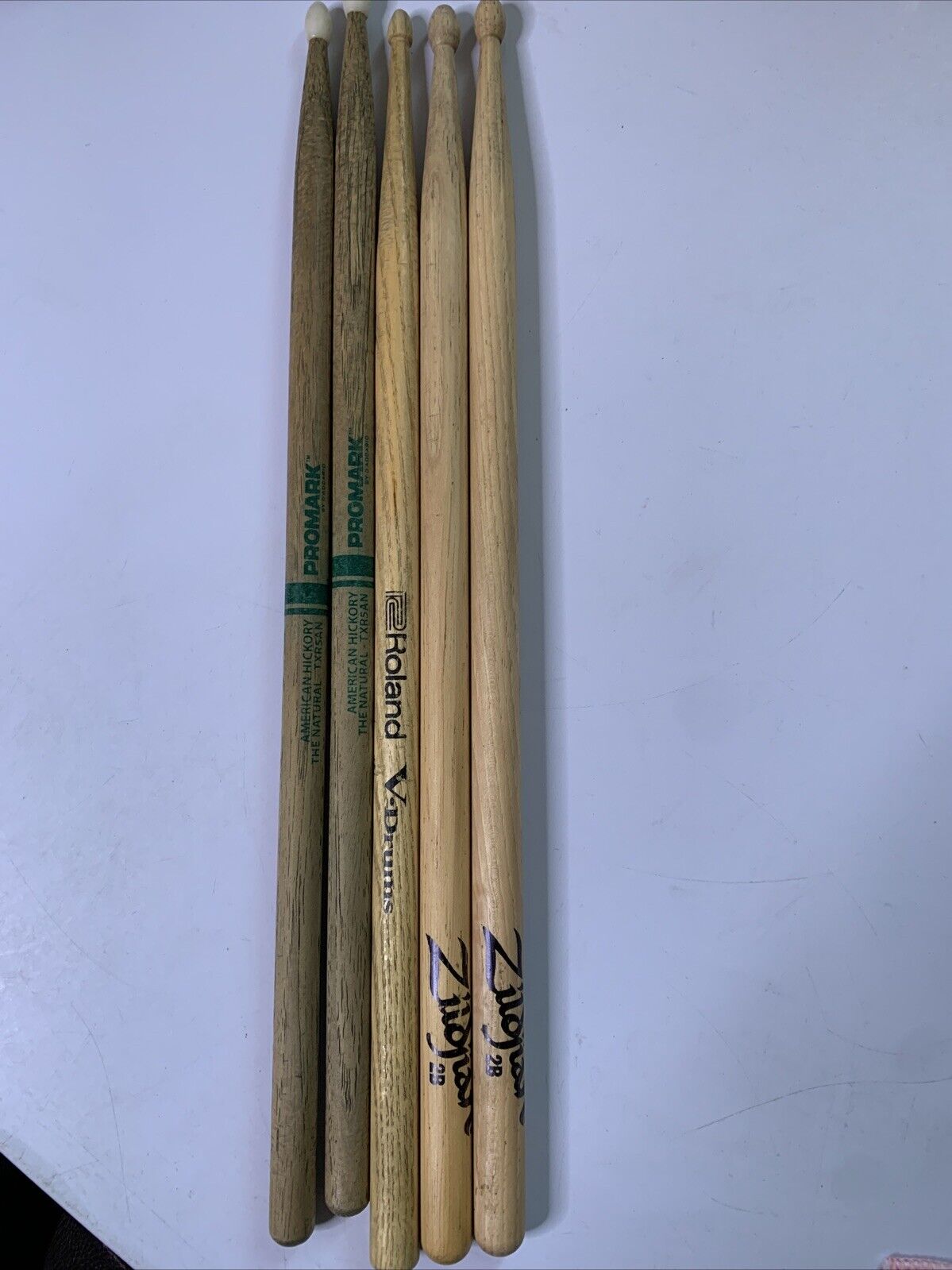 5x Drum sticks Zidjian Roland Promark Drumstick