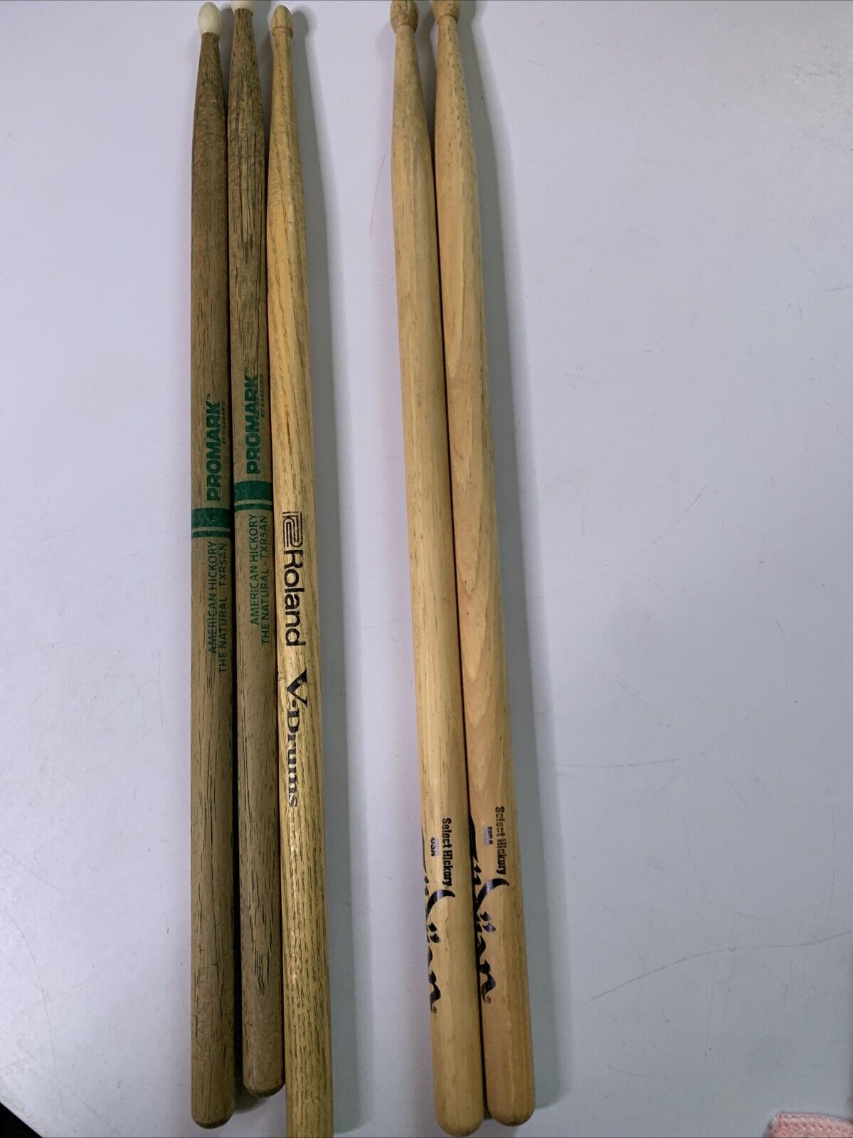 5x Drum sticks Zidjian Roland Promark Drumstick