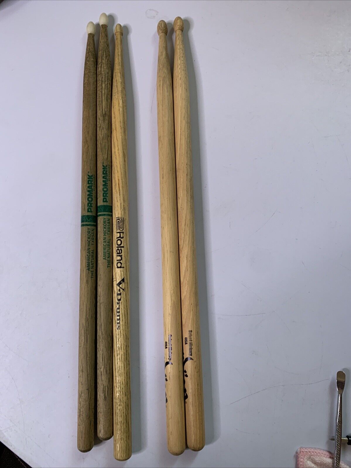5x Drum sticks Zidjian Roland Promark Drumstick