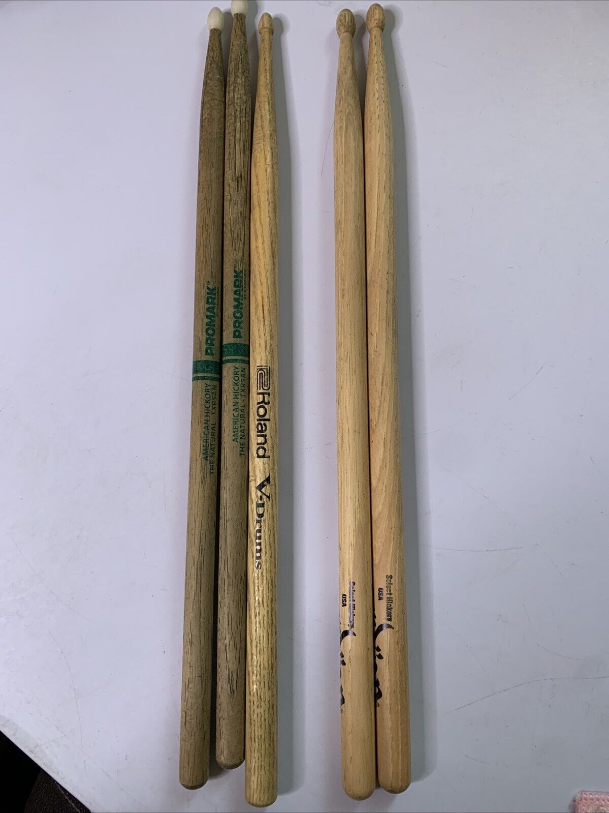 5x Drum sticks Zidjian Roland Promark Drumstick