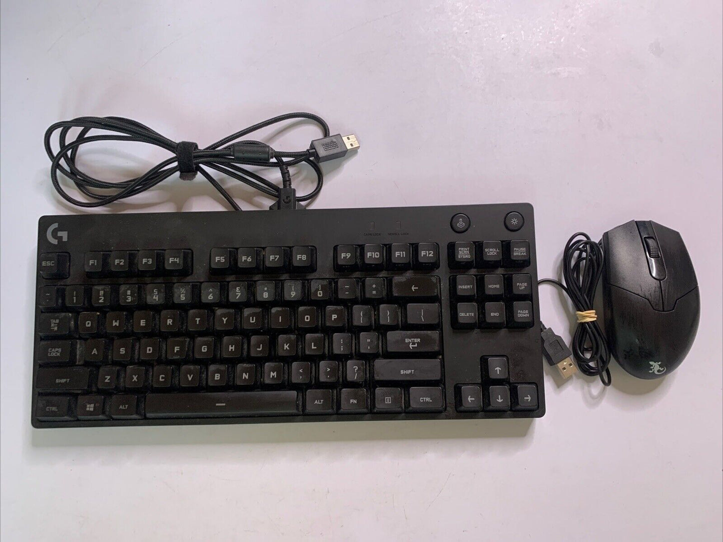 Logitech G PRO Mechanical Gaming Keyboard Y-U0031 + Mouse USB Wired