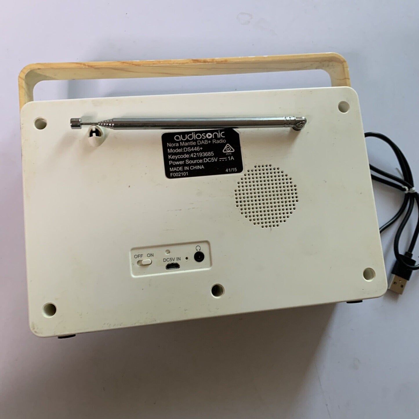 Audiosonic Mantle DAB+ Portable Digital Radio DS446+