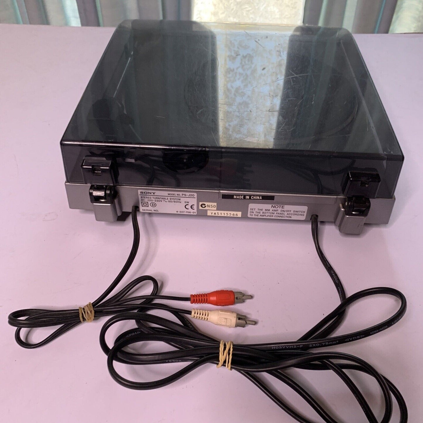 Sony Stereo Turntable System PS-J20 *Doesn't Turn On For Parts Or Repair