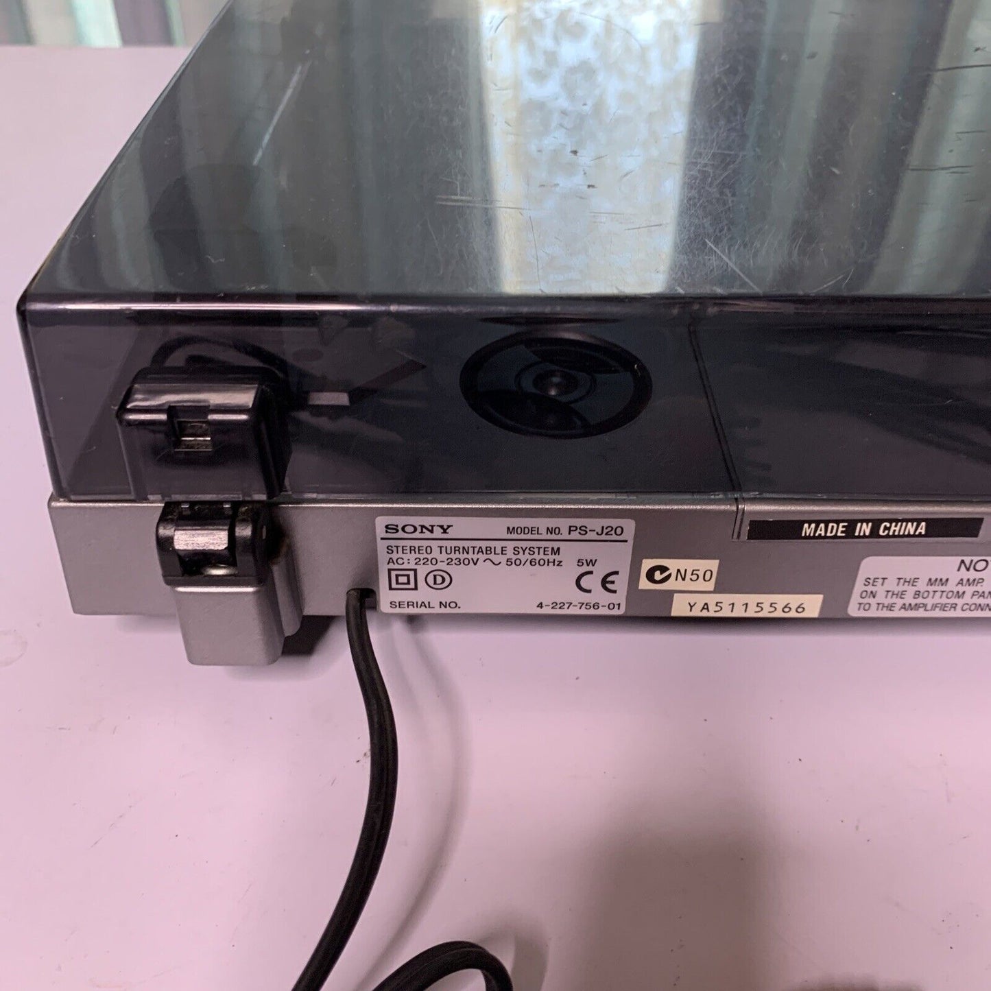 Sony Stereo Turntable System PS-J20 *Doesn't Turn On For Parts Or Repair