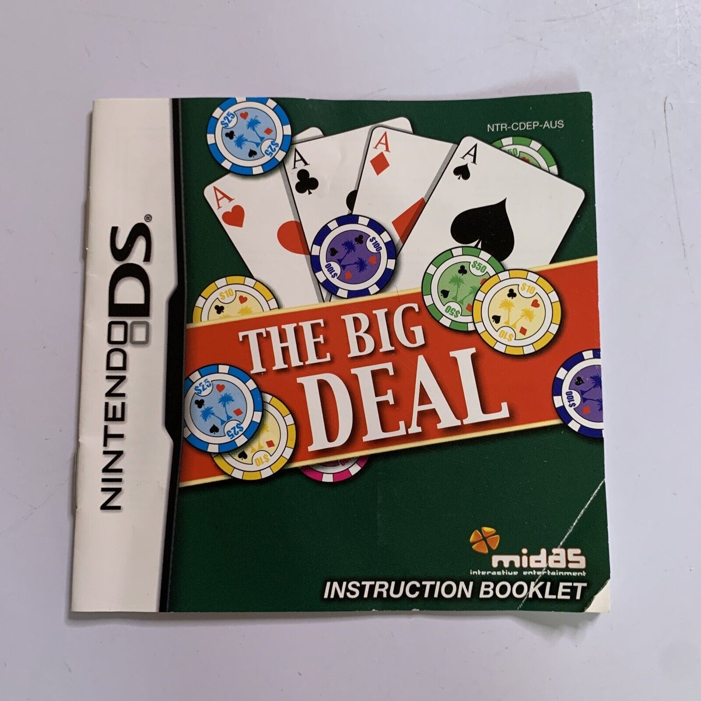 The Big Deal NDS Nintendo DS Classic Card Games Complete