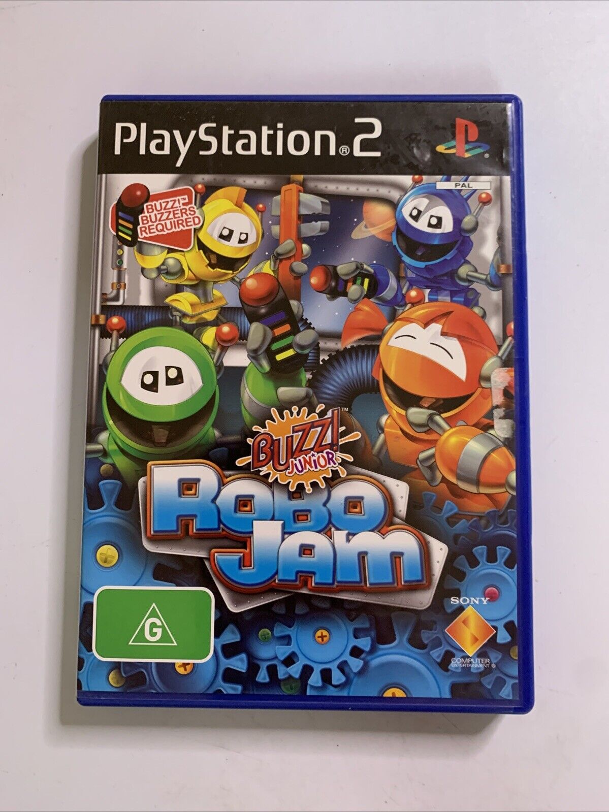 Buzz! Junior: Robo Jam  PS2 PlayStation 2 PAL 2007 Party Buzzer Game Complete