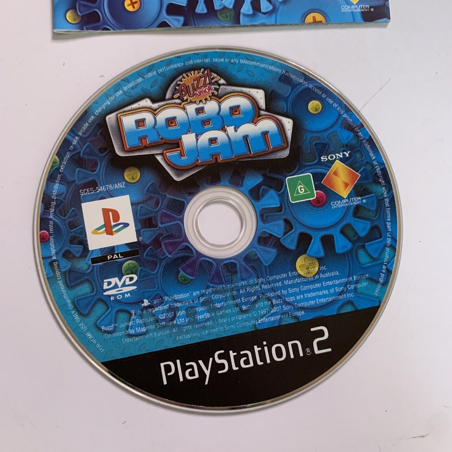 Buzz! Junior: Robo Jam  PS2 PlayStation 2 PAL 2007 Party Buzzer Game Complete