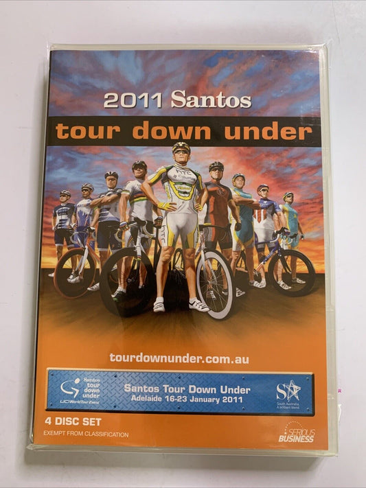 Tour Down Under 2011 (DVD, 2011, 4-Disc Set) Cycling Region 4
