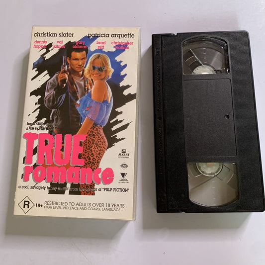 True Romance (VHS, 1993) Christian Slater, Patricia Arquette, Quentin Tarantino