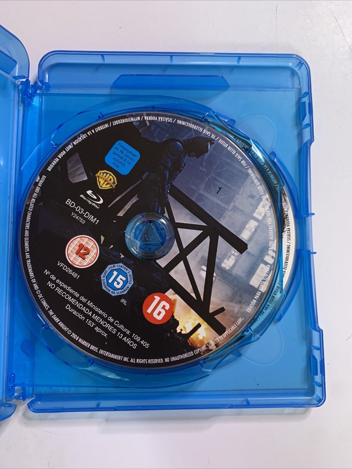 The Dark Knight : Limited Edition Numbered (Blu-ray, 2008) Christian Bale