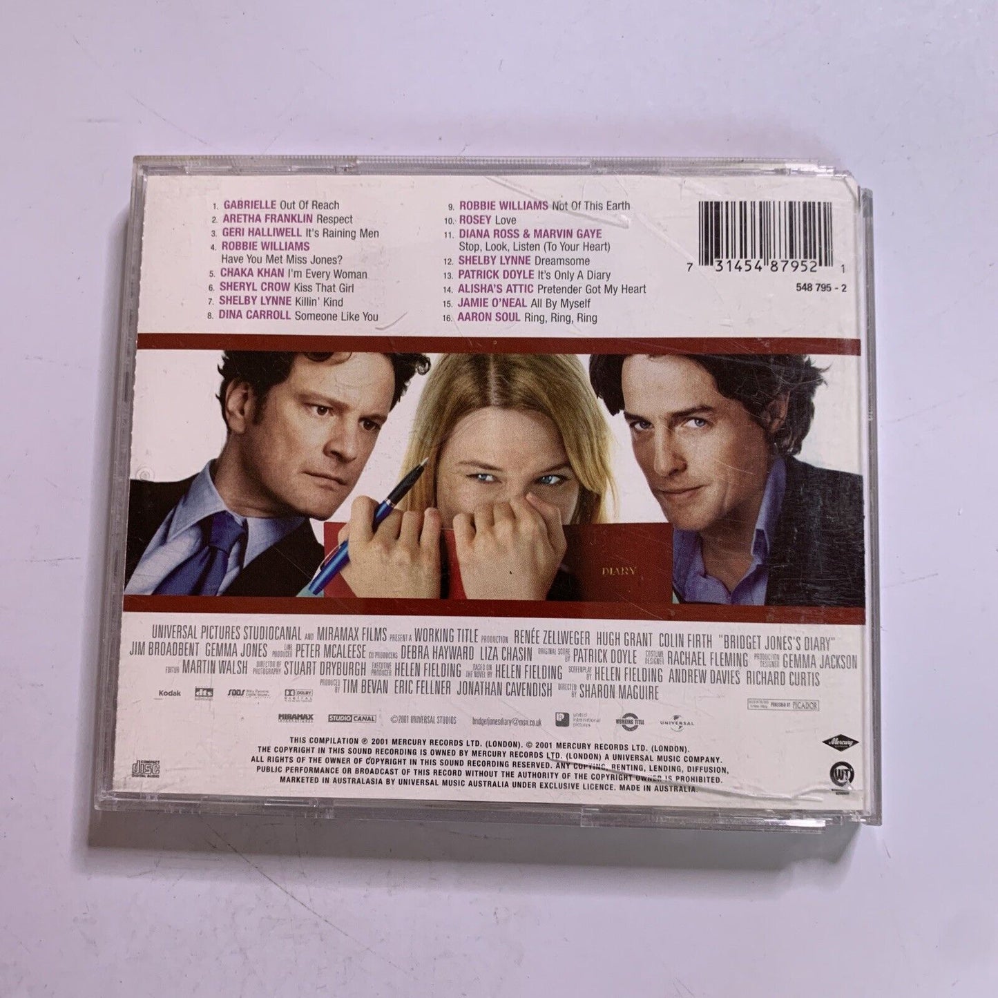 Bridget Jones's Diary : Music From The Motion Picture  (CD, 2008)