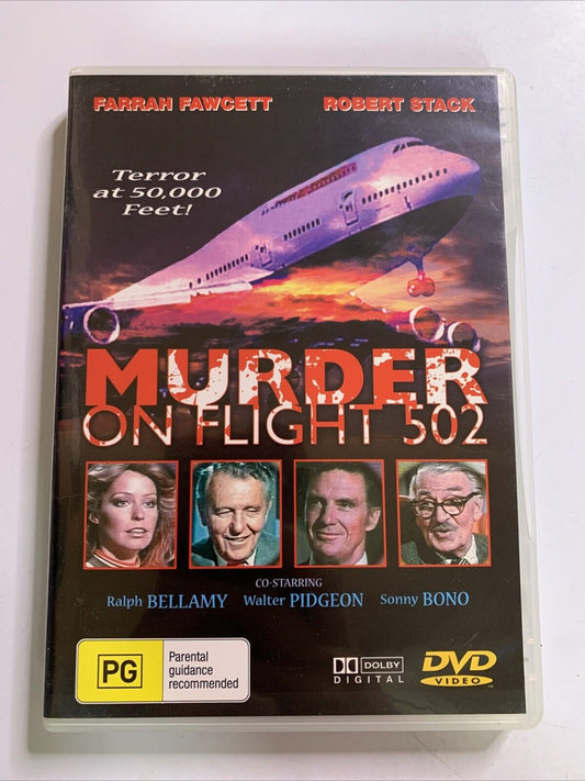 Murder On Flight 502 (DVD, 1975) Farrah Fawcett All Regions
