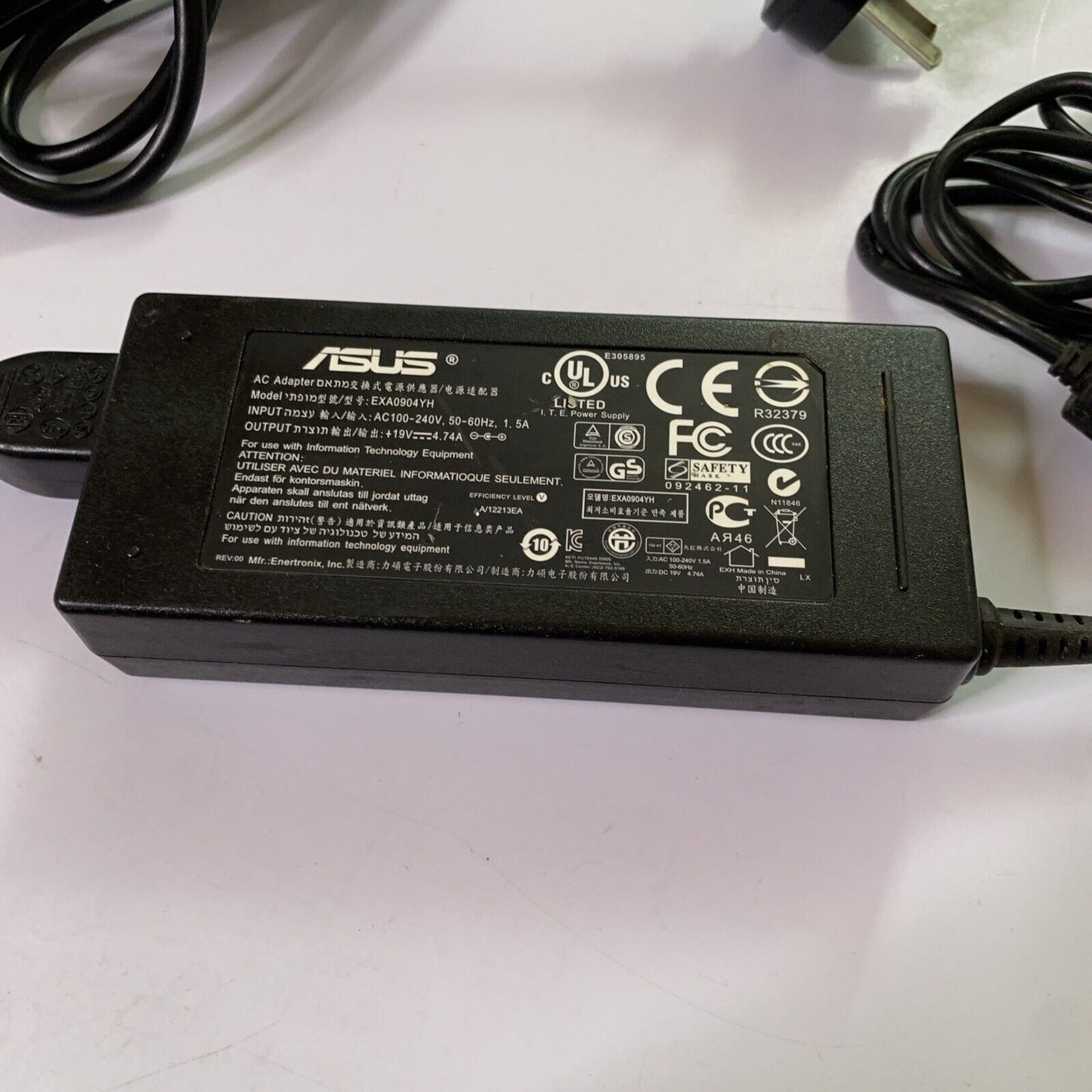Genuine ASUS AC Adapter EXA0904YH Laptop Power Supply Charger 19V 4.74A