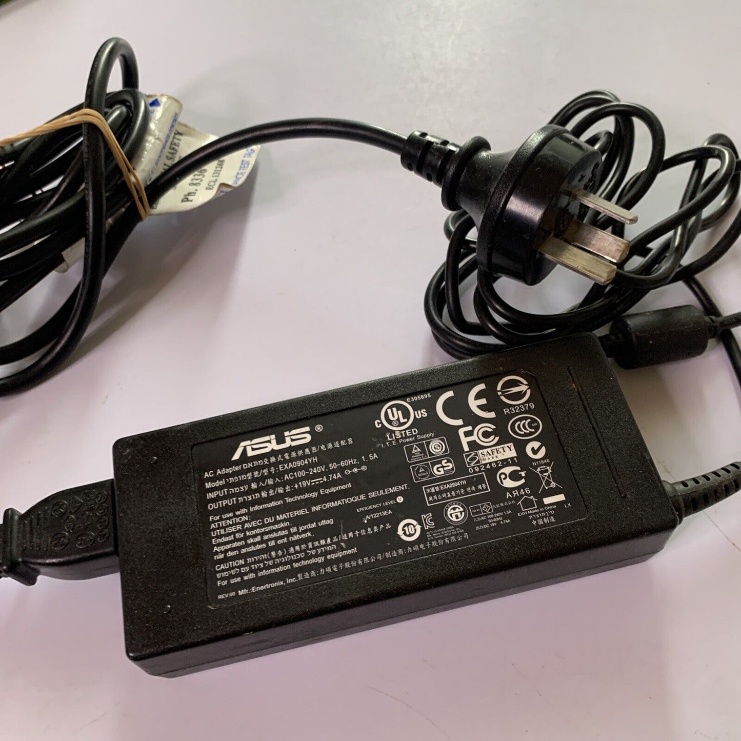 Genuine ASUS AC Adapter EXA0904YH Laptop Power Supply Charger 19V 4.74A