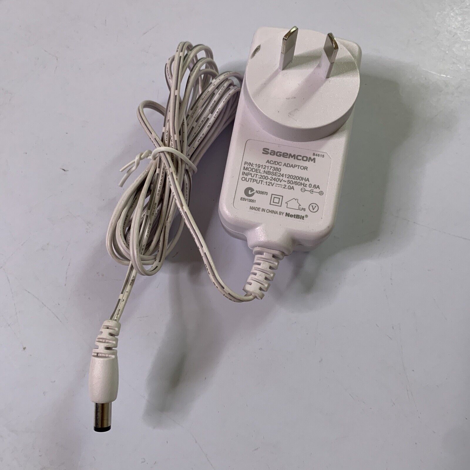 Adattatore AC/DC Sagemcom USB-C - Bianco, Modello NPD36AUS (Usato In Buone Condizioni)
