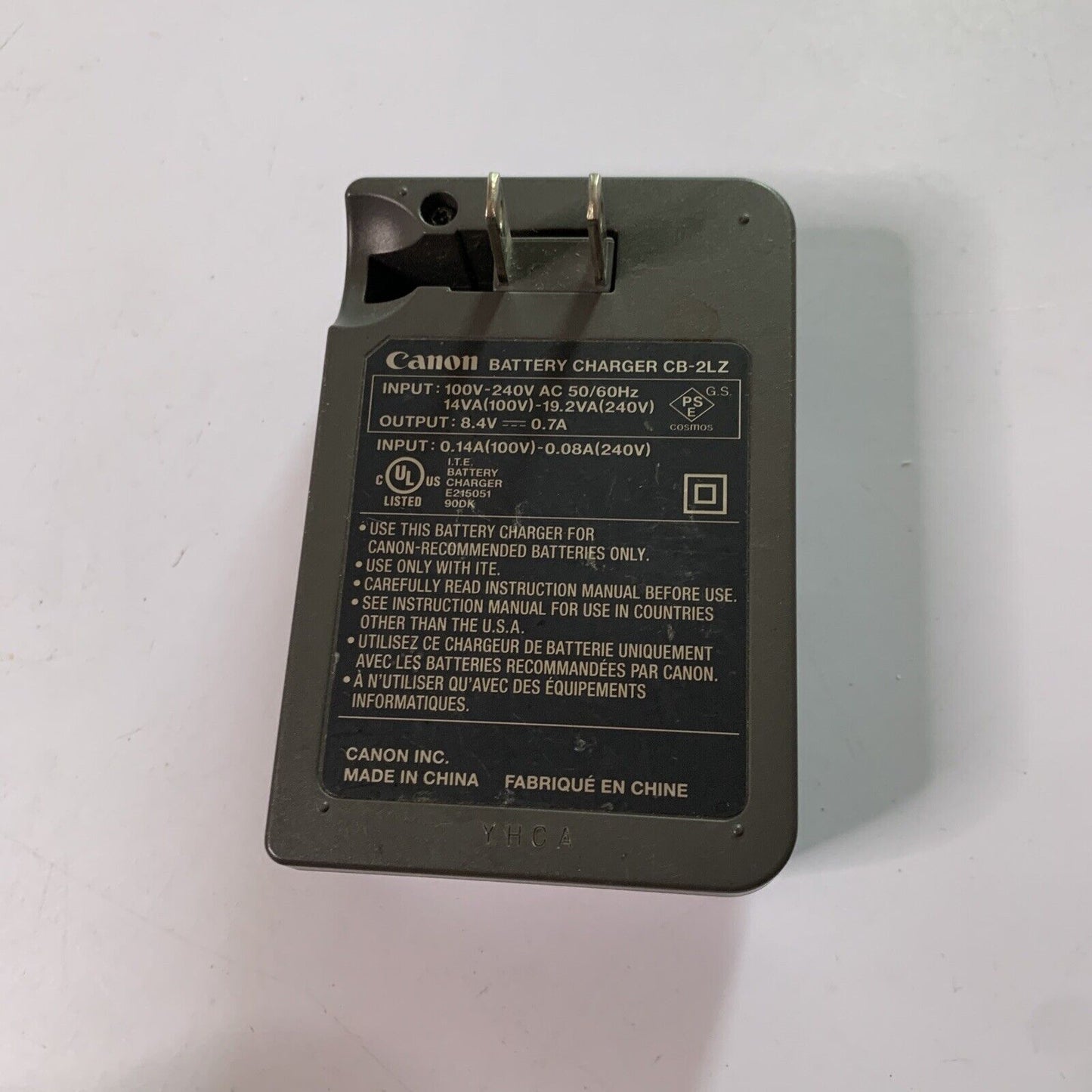 Genuine Canon Camera Battery Charger CB-2LZ for NB-7L Battery