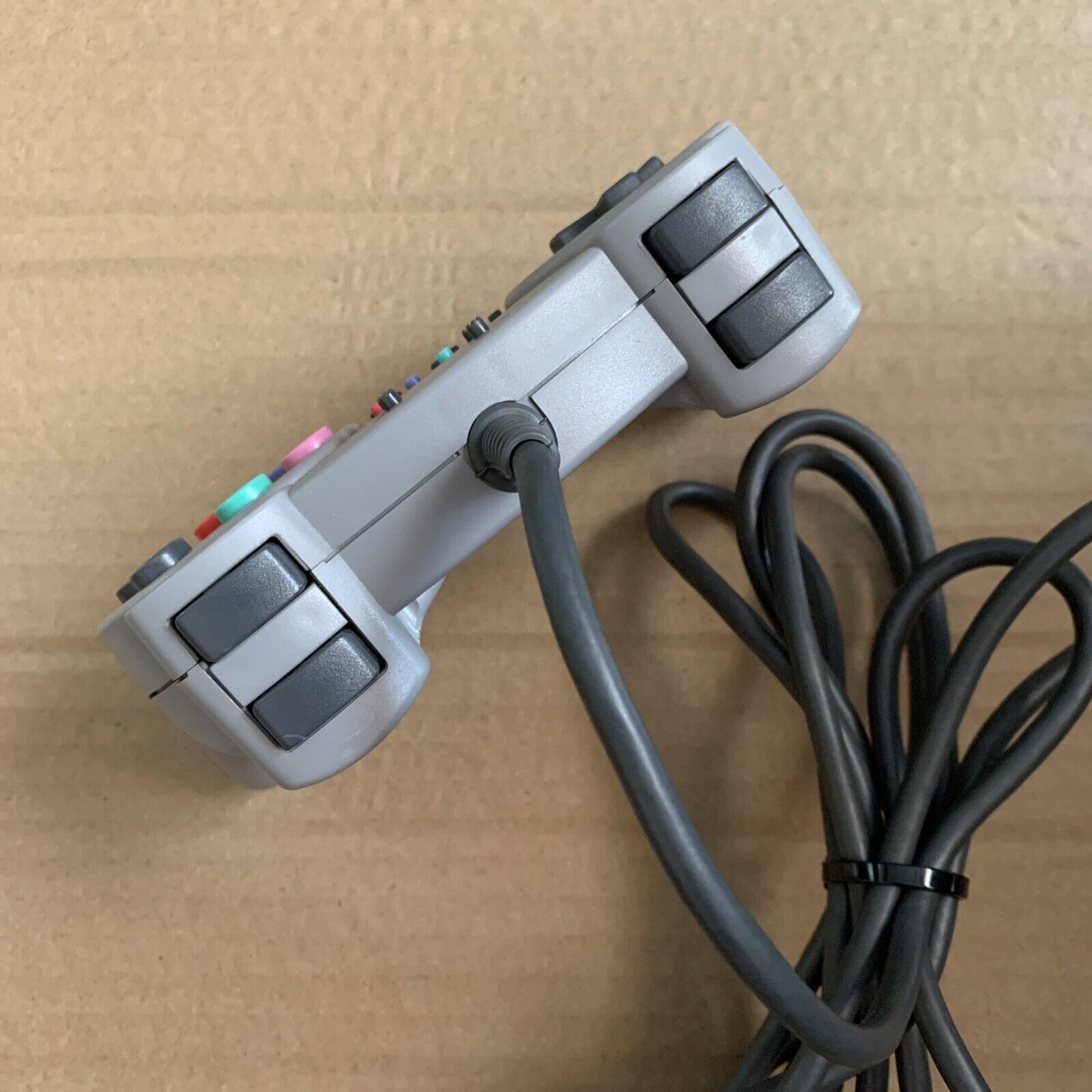 Hori Fighting Commander 10B Controller Pad for Sony PS1 PS2 + Rapid Fire HPS-09