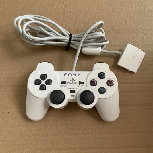 Genuine Official Sony PlayStation PS2 Dual Shock 2 Controller Ceramic White