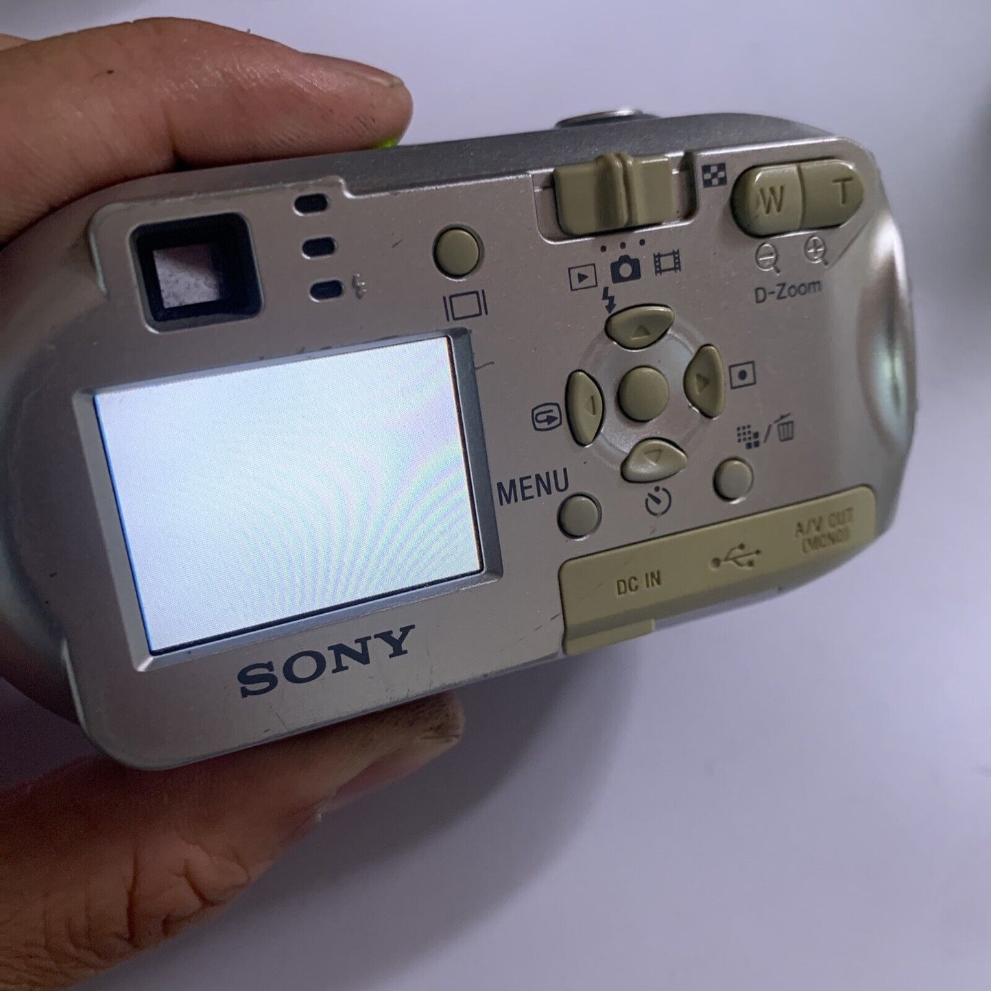 Sony Cybershot DSC-P43 4.1 MP Digital Camera *For Parts Or Repair Display Issue