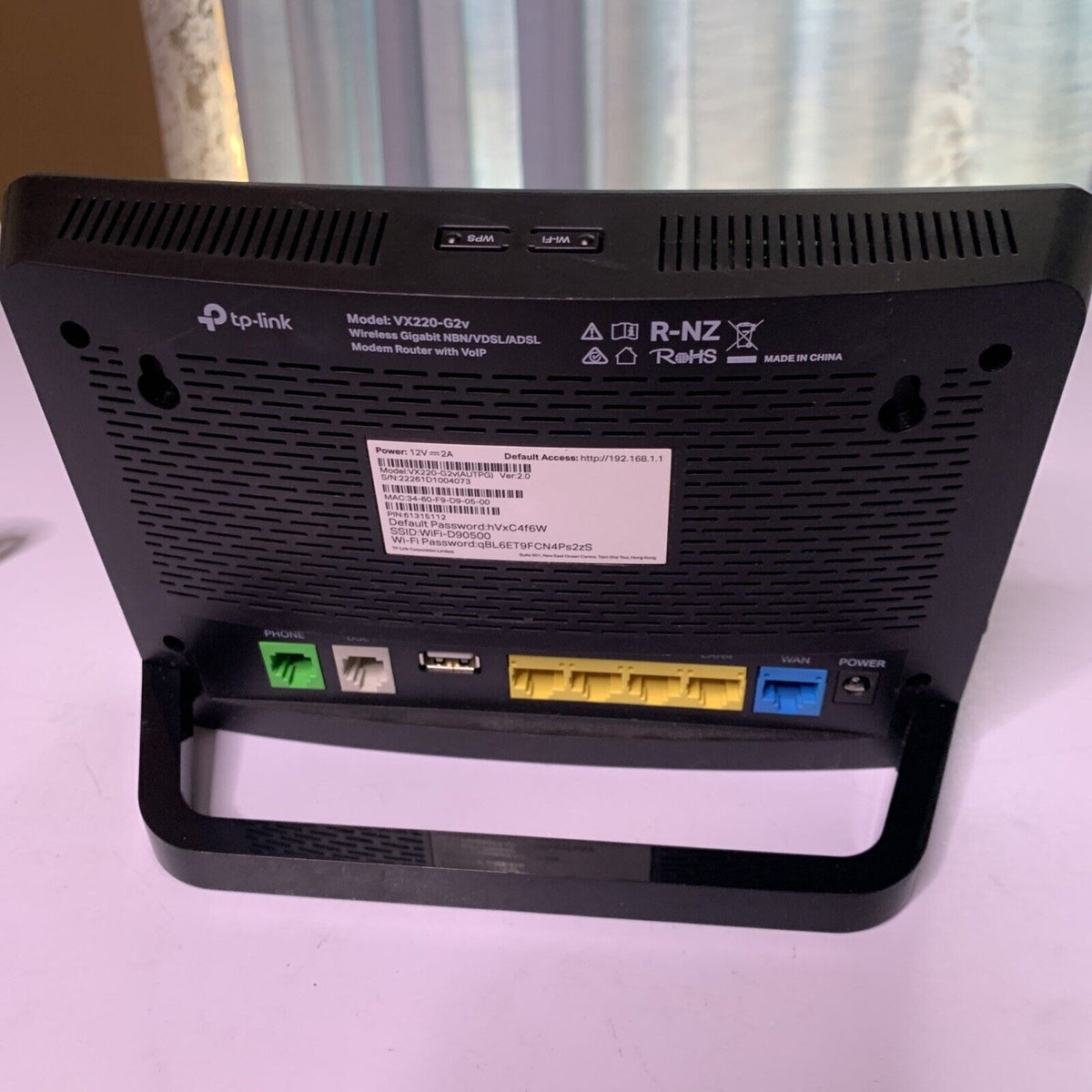 Vx220 Router TP-Link VX220-G2v Gigabit Modem WiFi Wireless Router with VoIP – Retro Unit