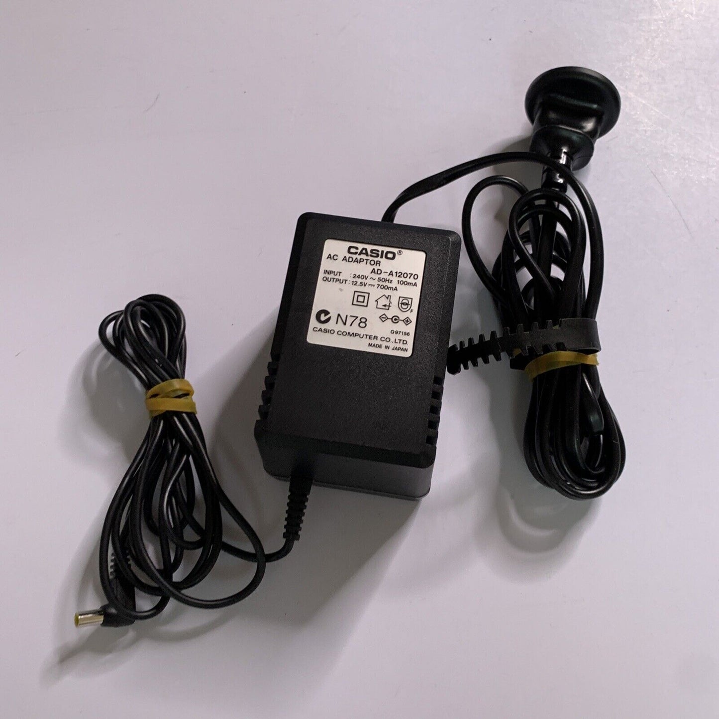 Casio AC Adaptor AD-A12070 Power Supply 12.5V 700mA for Casio Label Maker KL8100