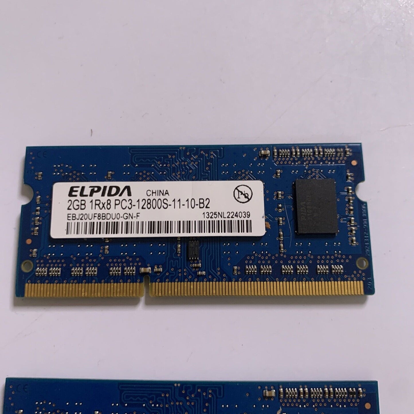 Apple Mac Pro 4GB RAM 2x 2GB DDR3 1600Mhz 1Rx8 PC3-12800S-11-10-B2