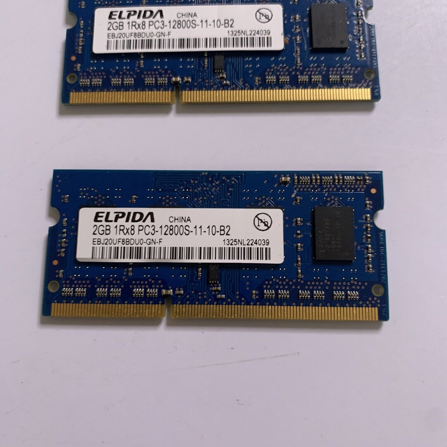 Apple Mac Pro 4GB RAM 2x 2GB DDR3 1600Mhz 1Rx8 PC3-12800S-11-10-B2