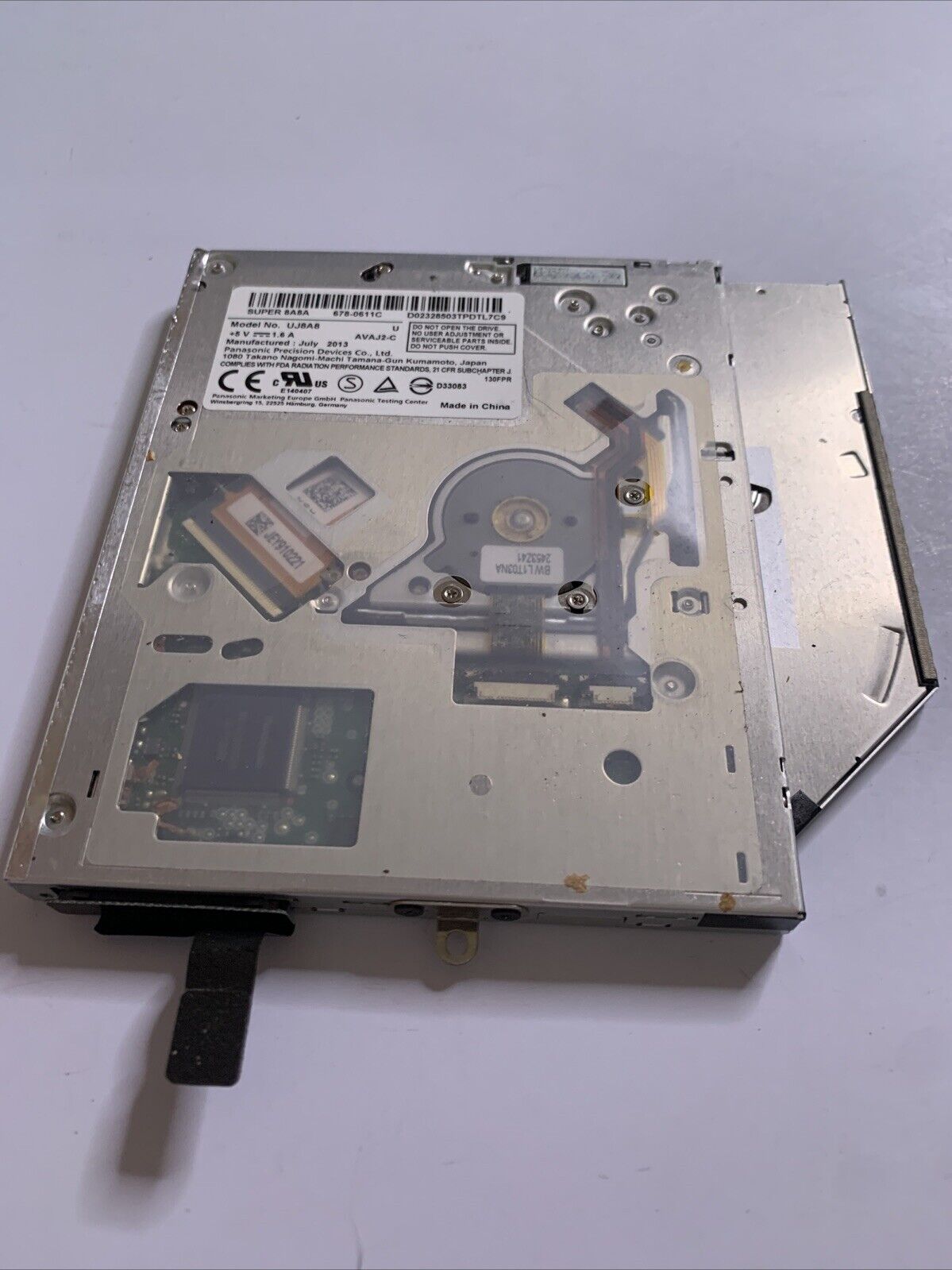 Apple Panasonic SuperDrive Slim Internal Slot Loading DVD Burner UJ8A8
