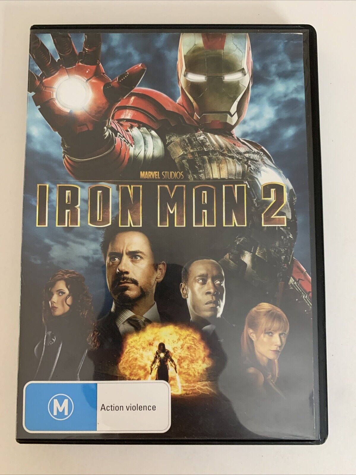 Iron Man 2 (DVD, 2010) Robert Downey Jr, Mickey Rourke, Don Cheadle  Region 4