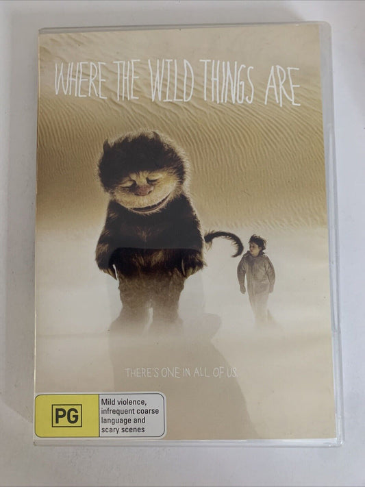 Where The Wild Things Are (DVD, 2009) Mark Ruffalo, James Gandolfini  Region 4