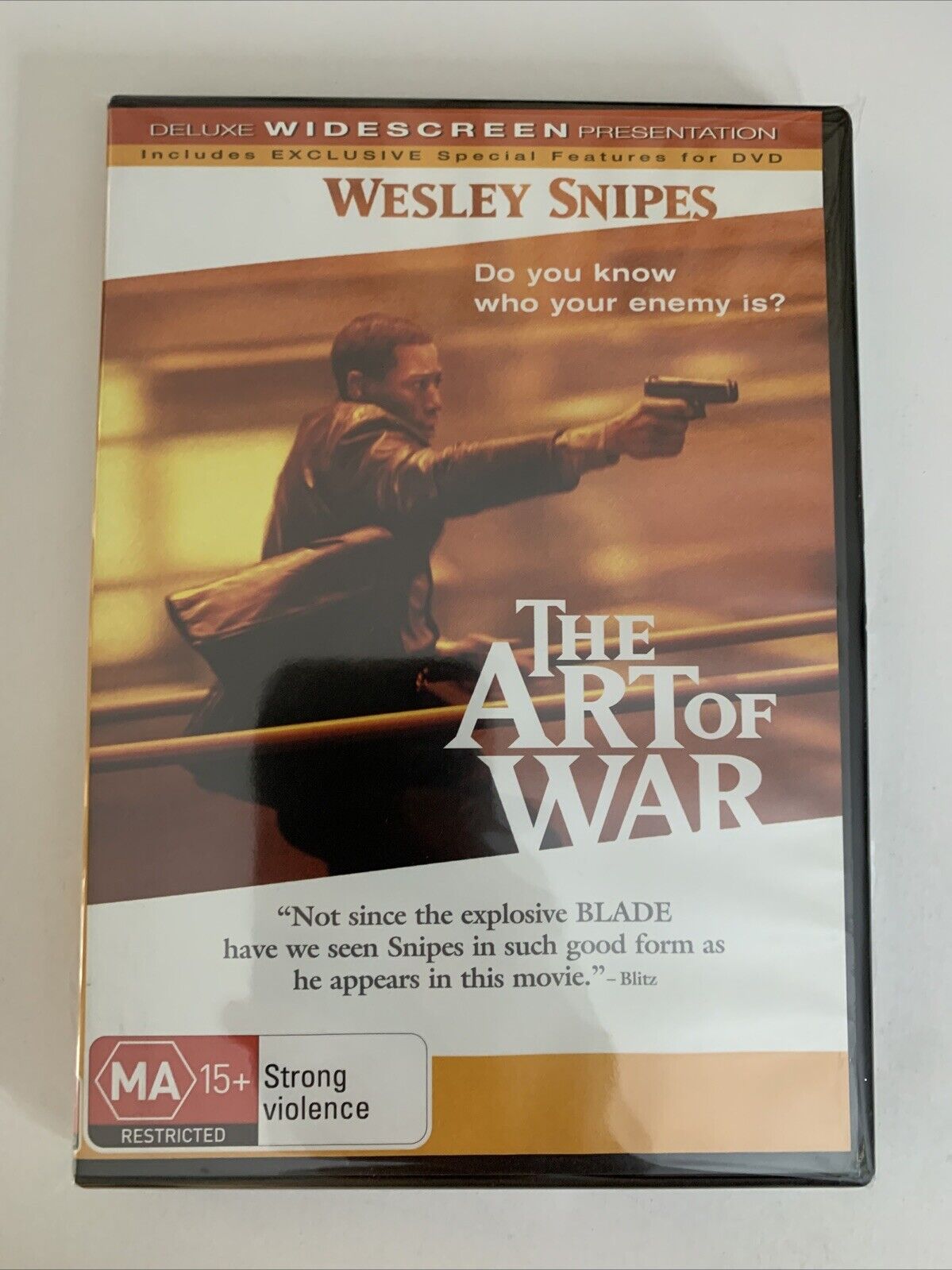 The Art Of War (DVD, 2000) Donald Sutherland, Wesley Snipes  Region 4  NEW