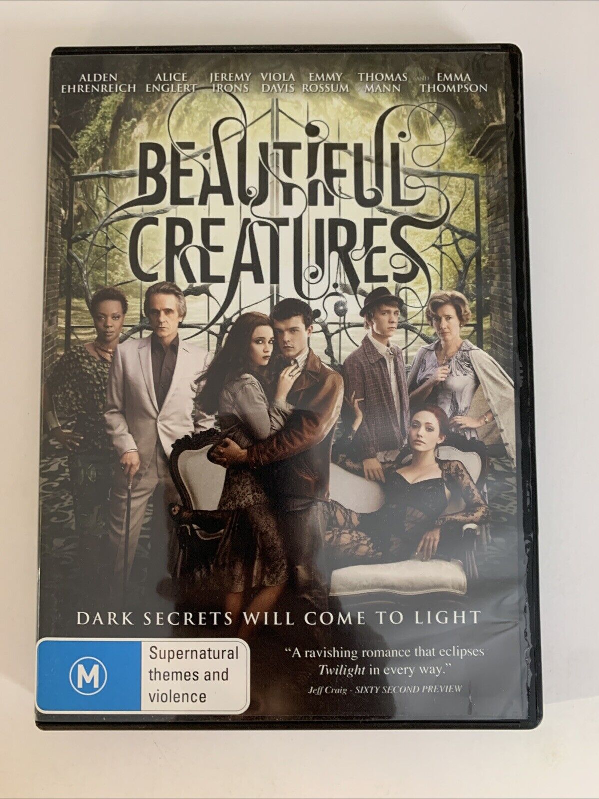 Beautiful Creatures (DVD, 2013) Jeremy Irons, Viola Davis, Alice Englert Region4
