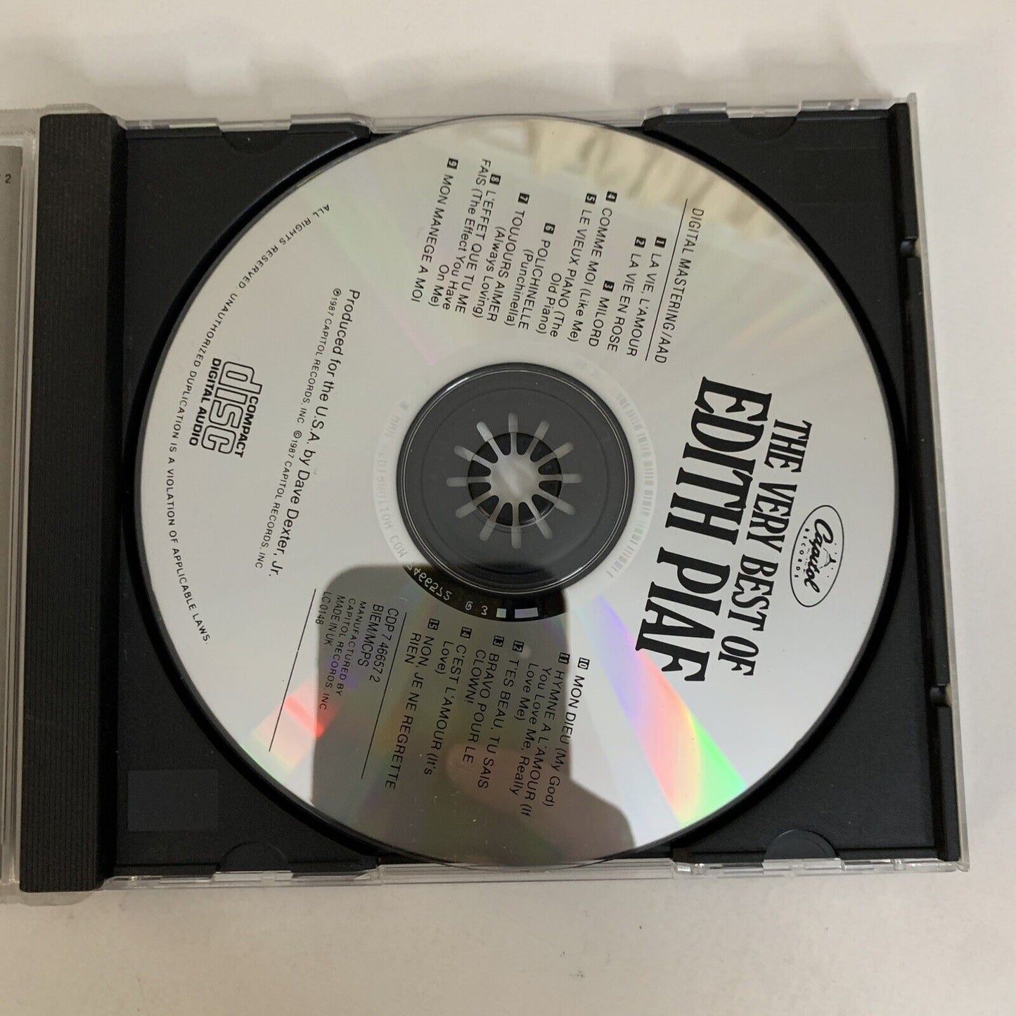 The Very Best of Edith Piaf by Édith Piaf (CD, 1988) Album