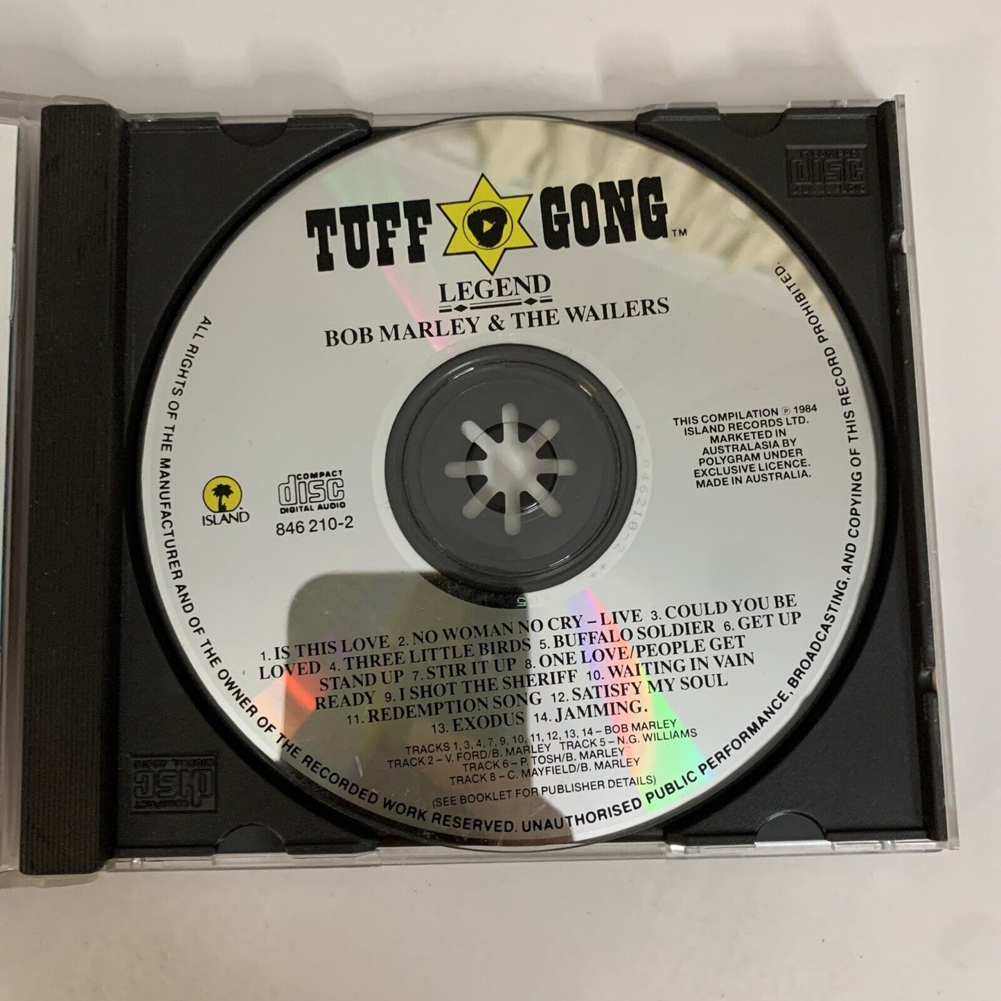 Legend - The Best Of Bob Marley And The Wailers (CD, 1984) Album