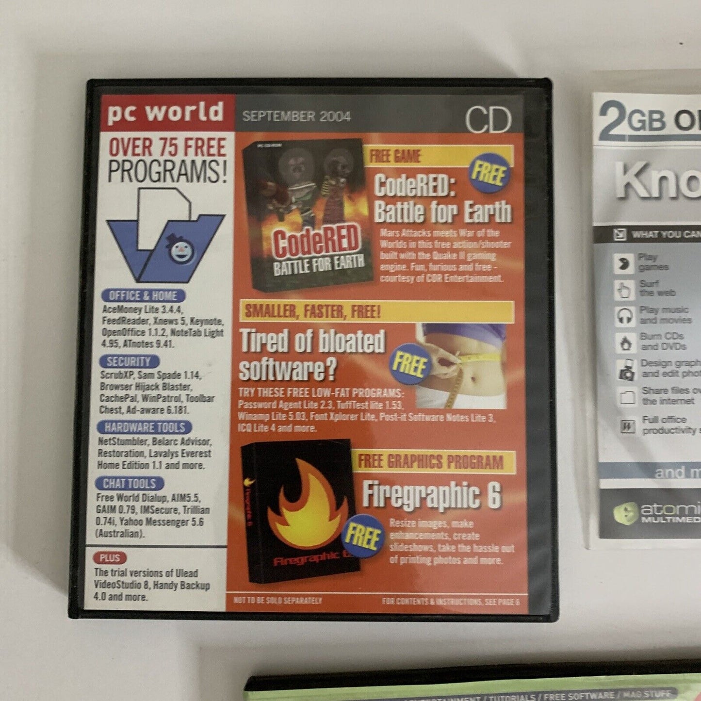 5x PC World User Magazine DVD CD Software Trial Programs Demo Full Programs