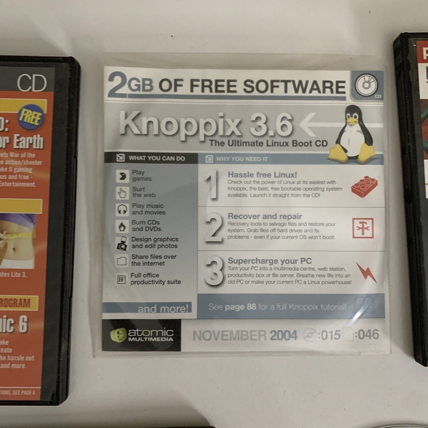 5x PC World User Magazine DVD CD Software Trial Programs Demo Full Programs