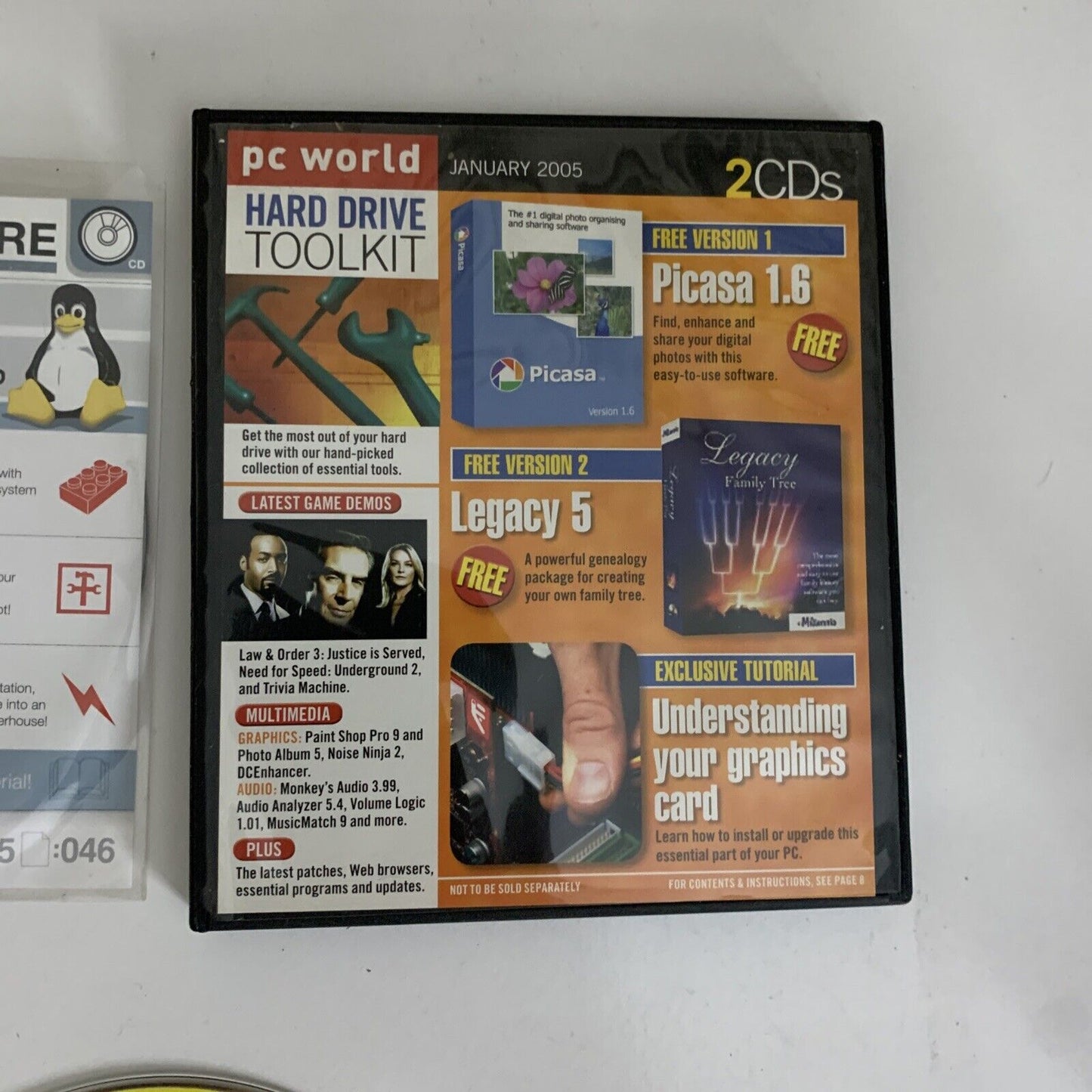 5x PC World User Magazine DVD CD Software Trial Programs Demo Full Programs