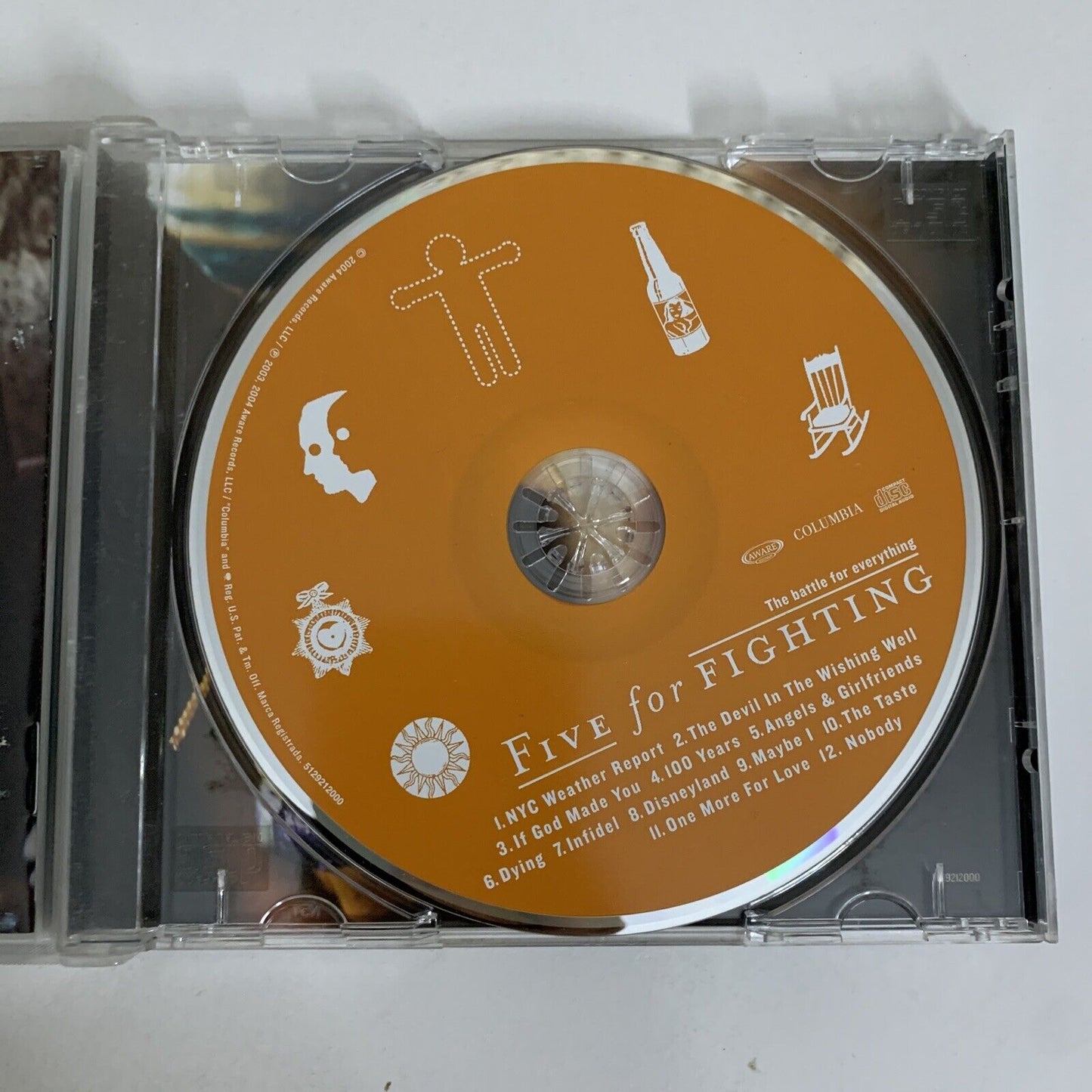 Five For Fighting – The Battle For Everything (CD, 2004) Album