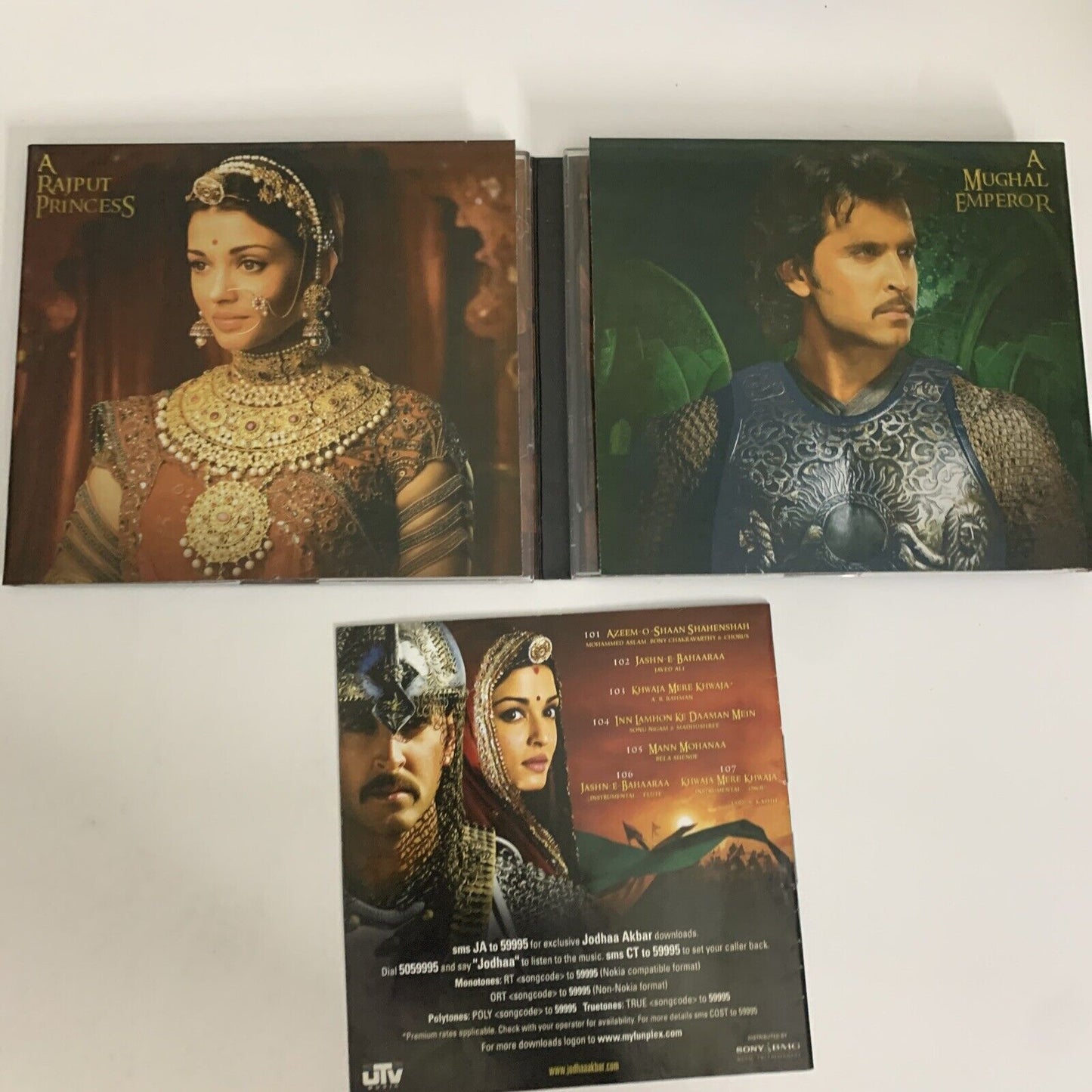 Jodhaa Akbar by A. R. Rahman / Javed Akhtar (CD + DVD, 2007)