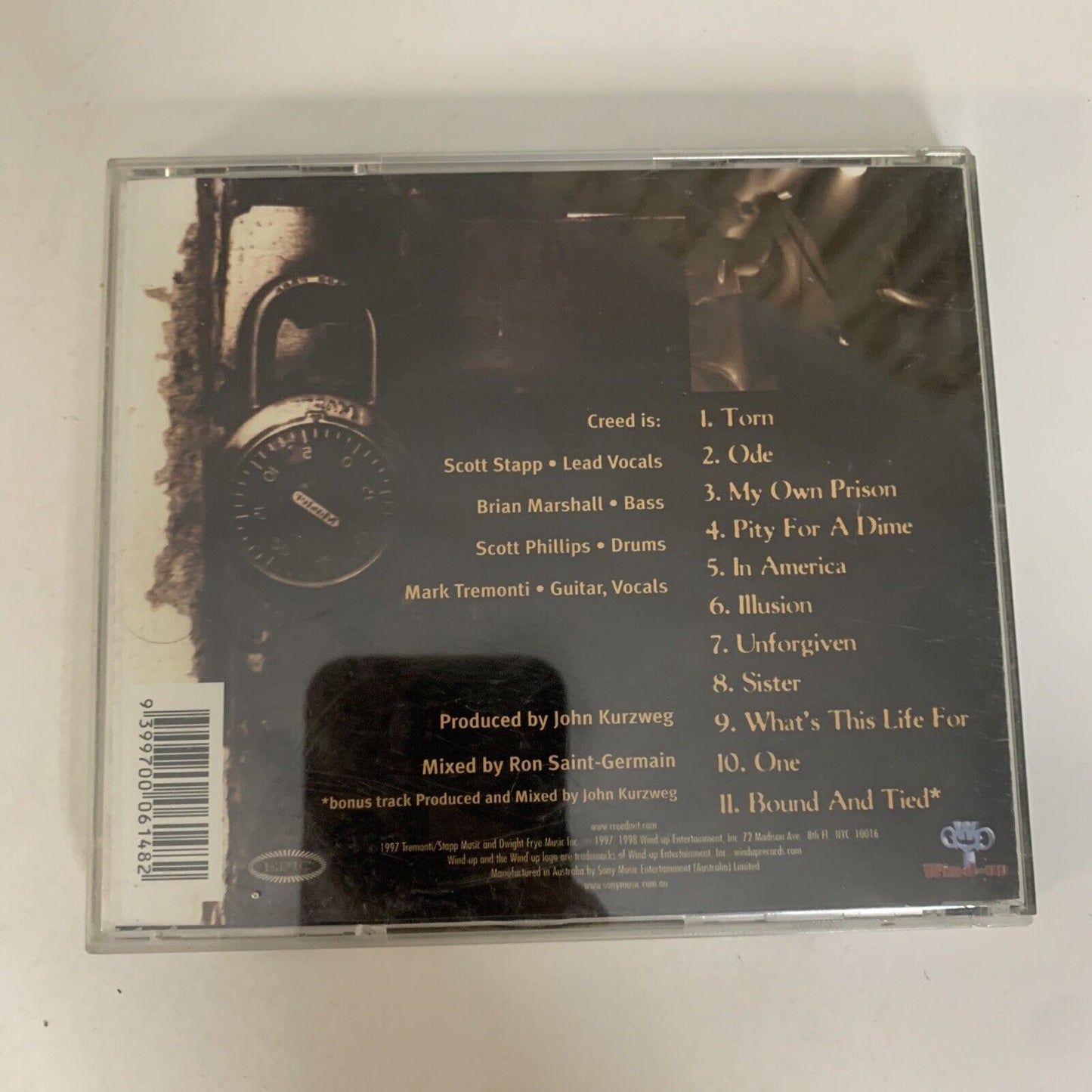 Creed – My Own Prison (CD, 1998) Album