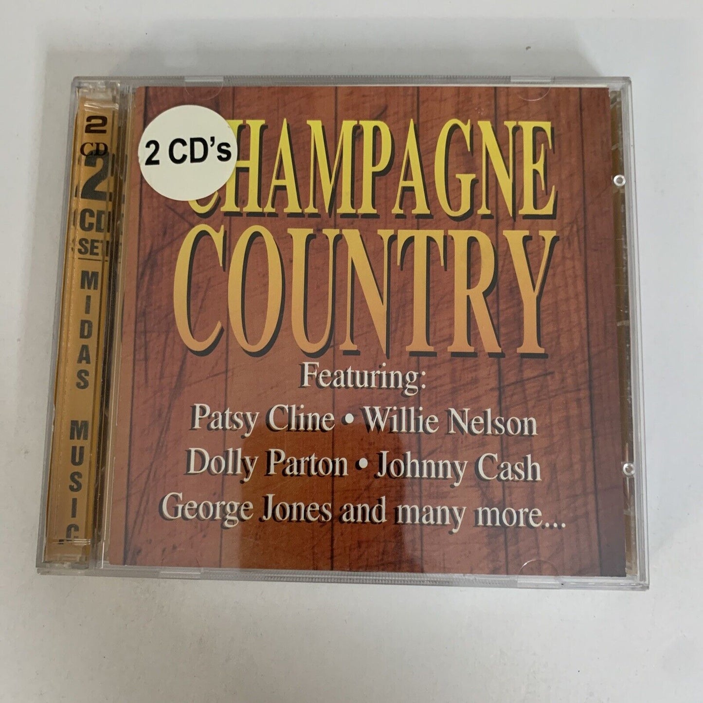 Champagne Country (CD, 1999, 2-Disc) Album Various Artists Parton Nelson Cash