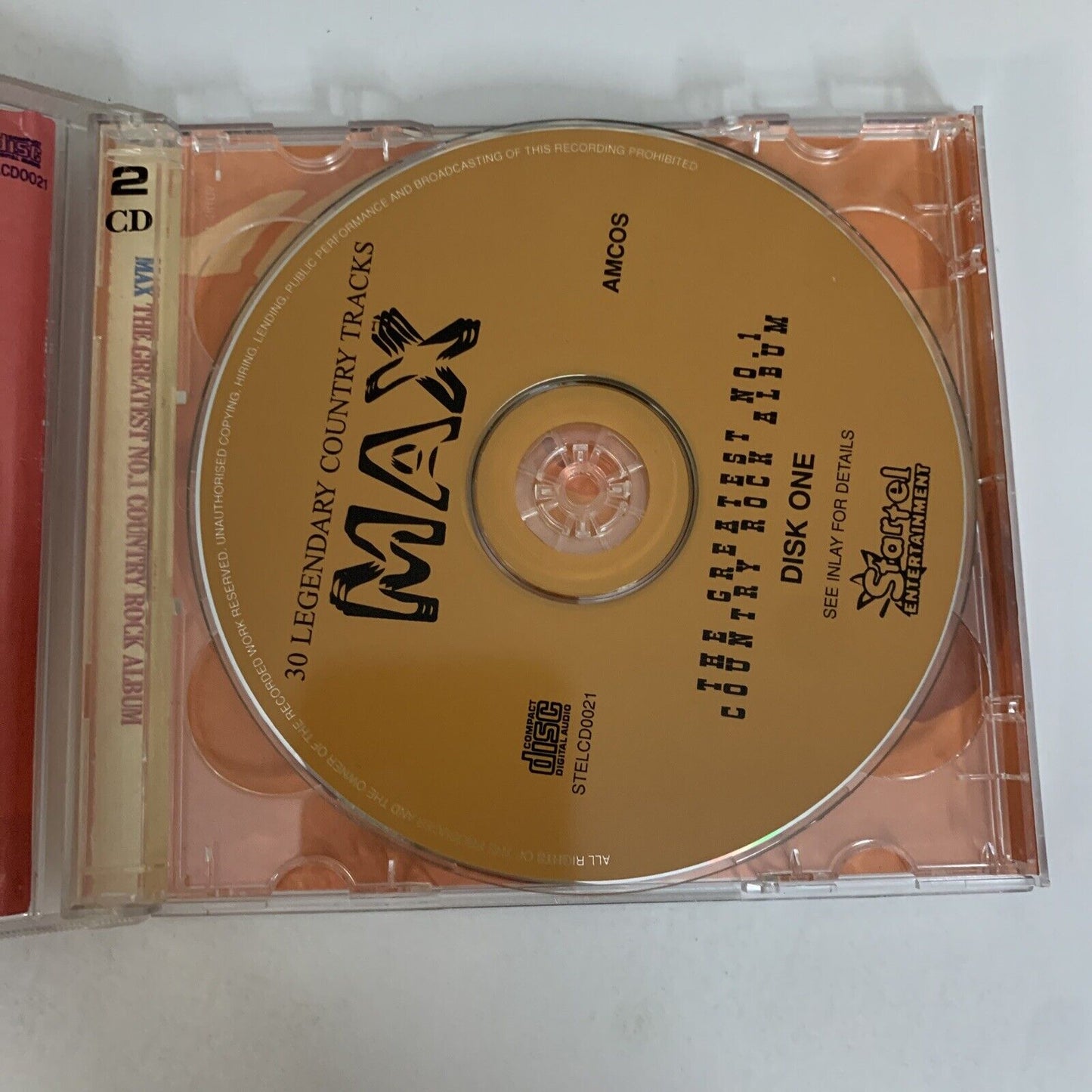 MAX: The Greatest No.1 Country Rock Album: 30 Legendary Tracks (CD, 1997) 2-Disc