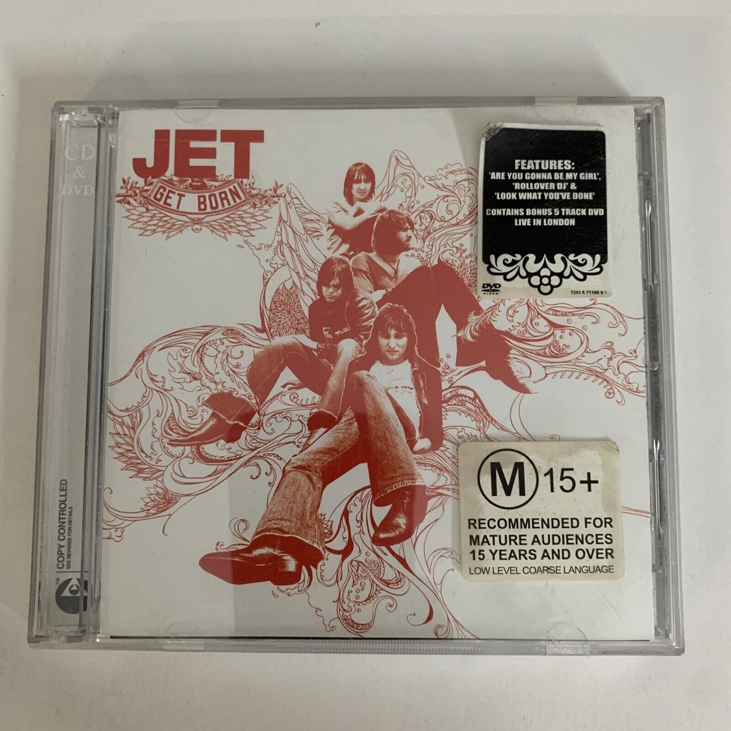 Get Born [Australia Bonus Track/Bonus Dvd] by Jet (CD, 2004, 2-Disc) Album