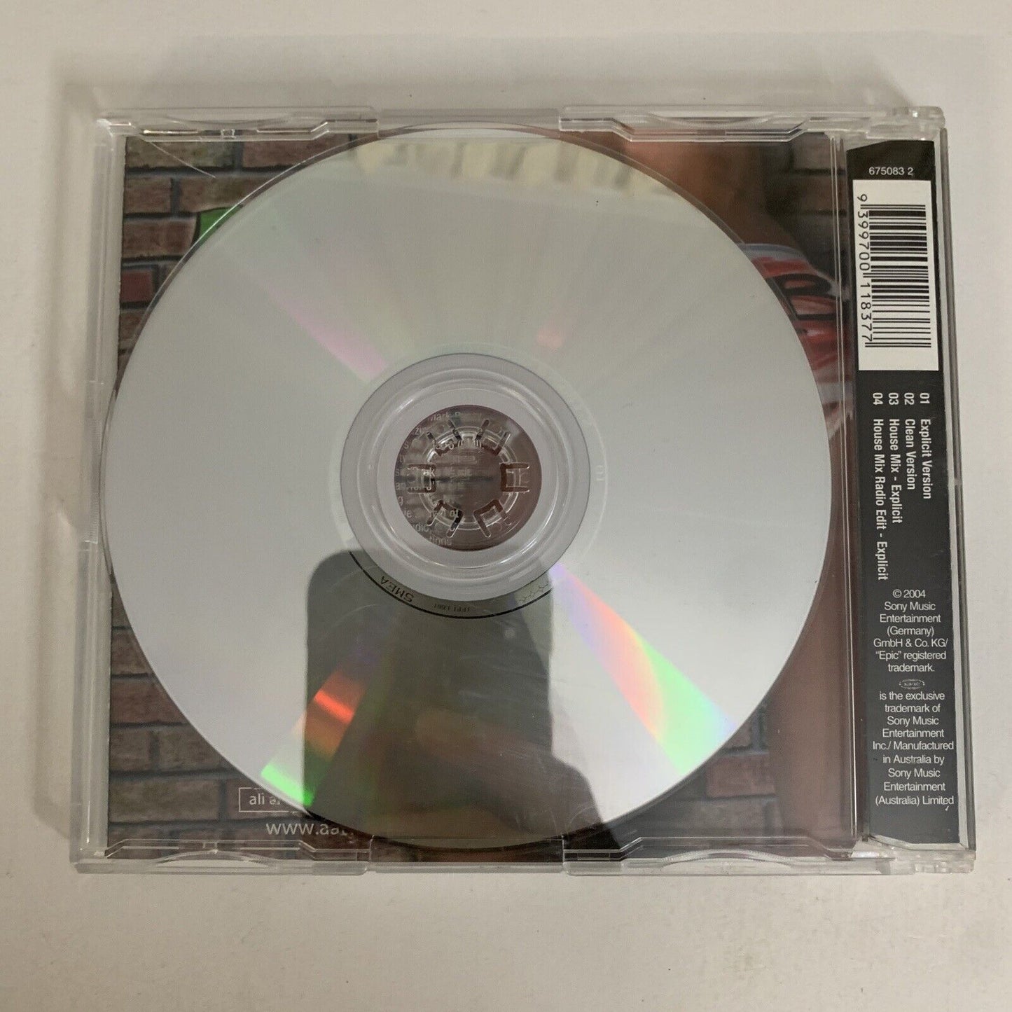 Frankee – F U Right Back (CD, 2004) Single Epic Records