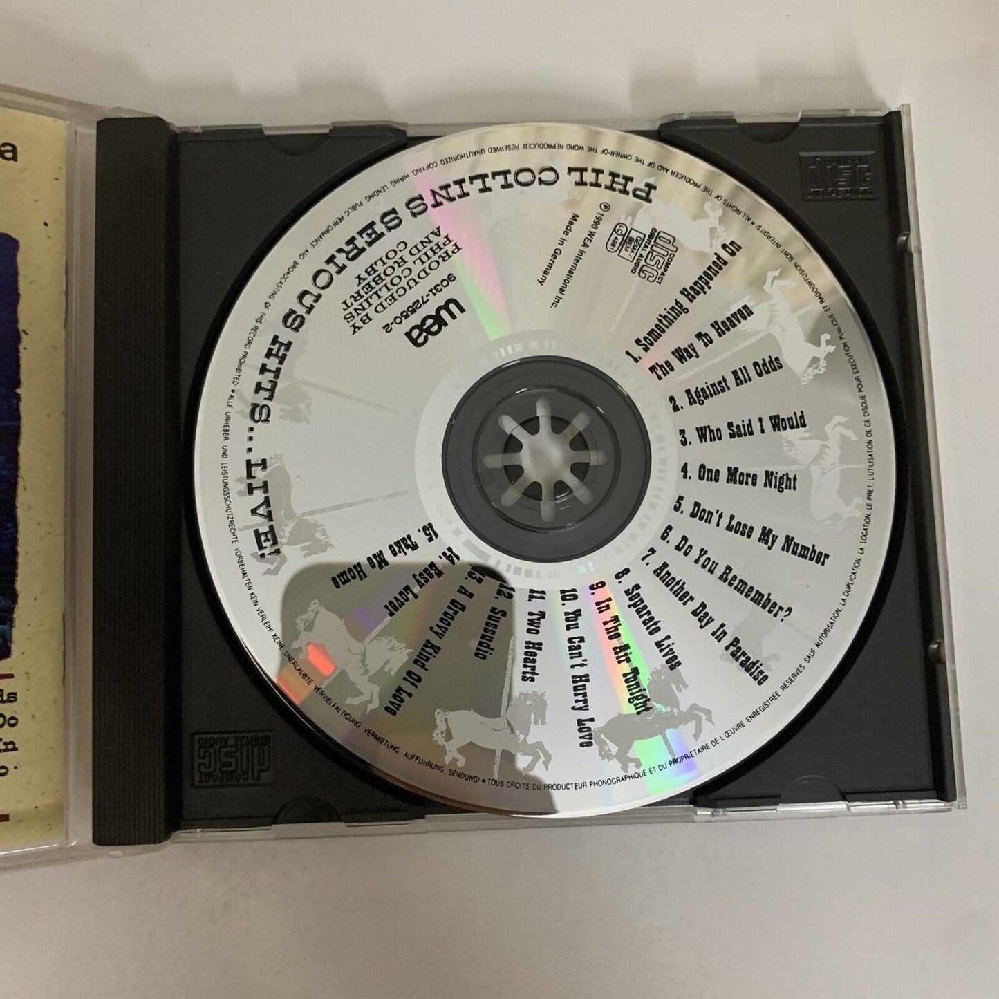 Serious Hits...Live! by Phil Collins (CD, 1990) Album