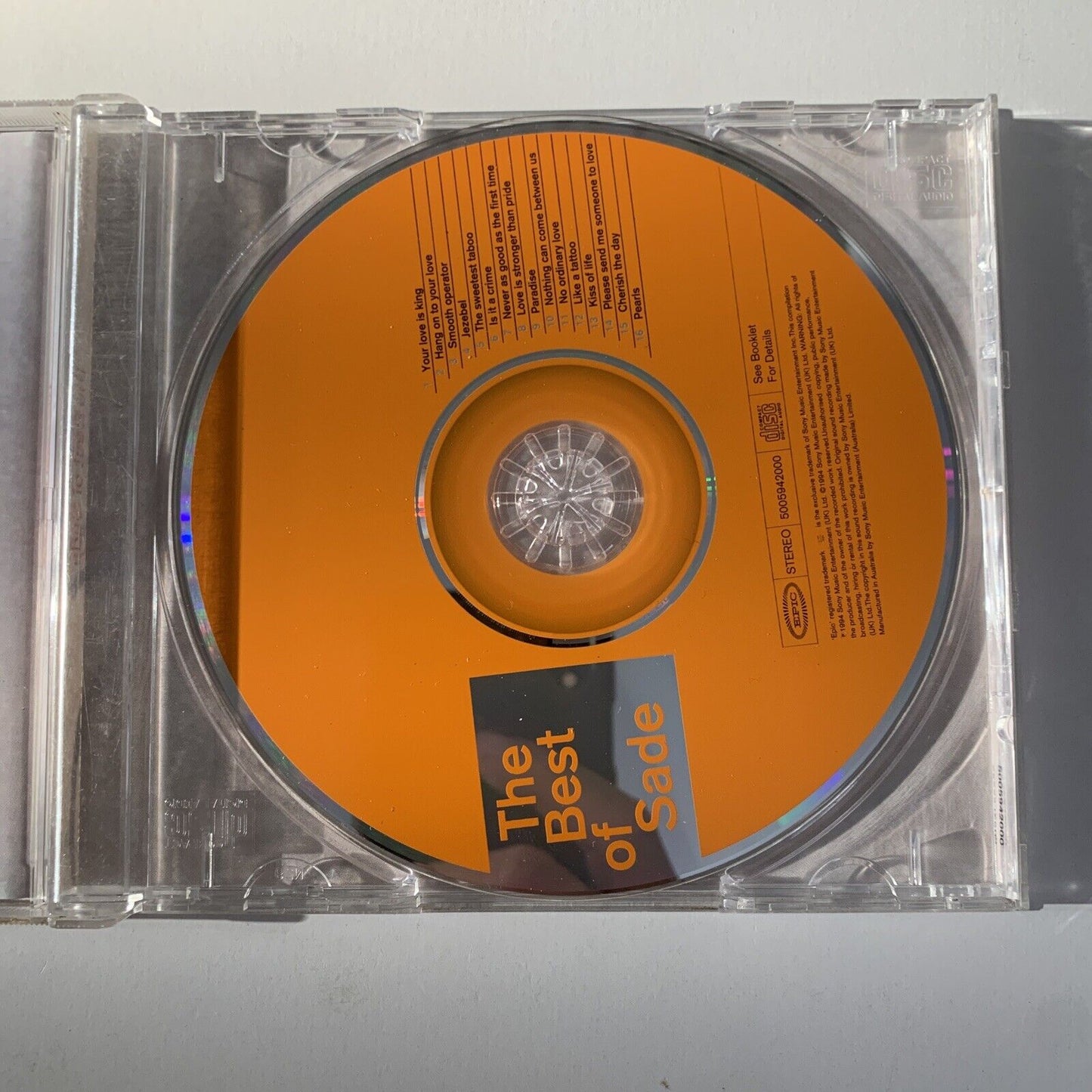 Thr Best of Sade by Sade (CD, 1994) Album