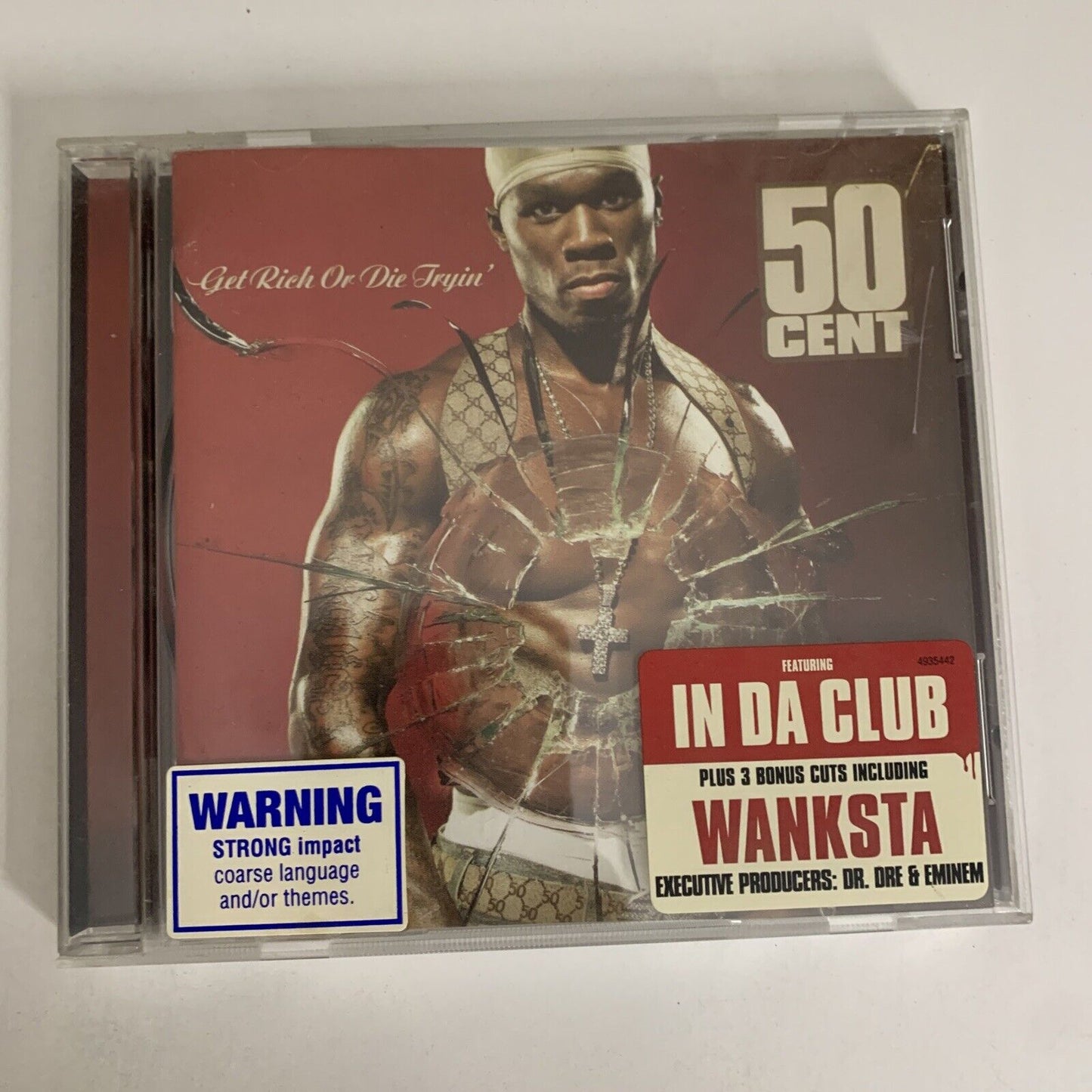Get Rich or Die Tryin' by 50 Cent (CD, 2003) Album