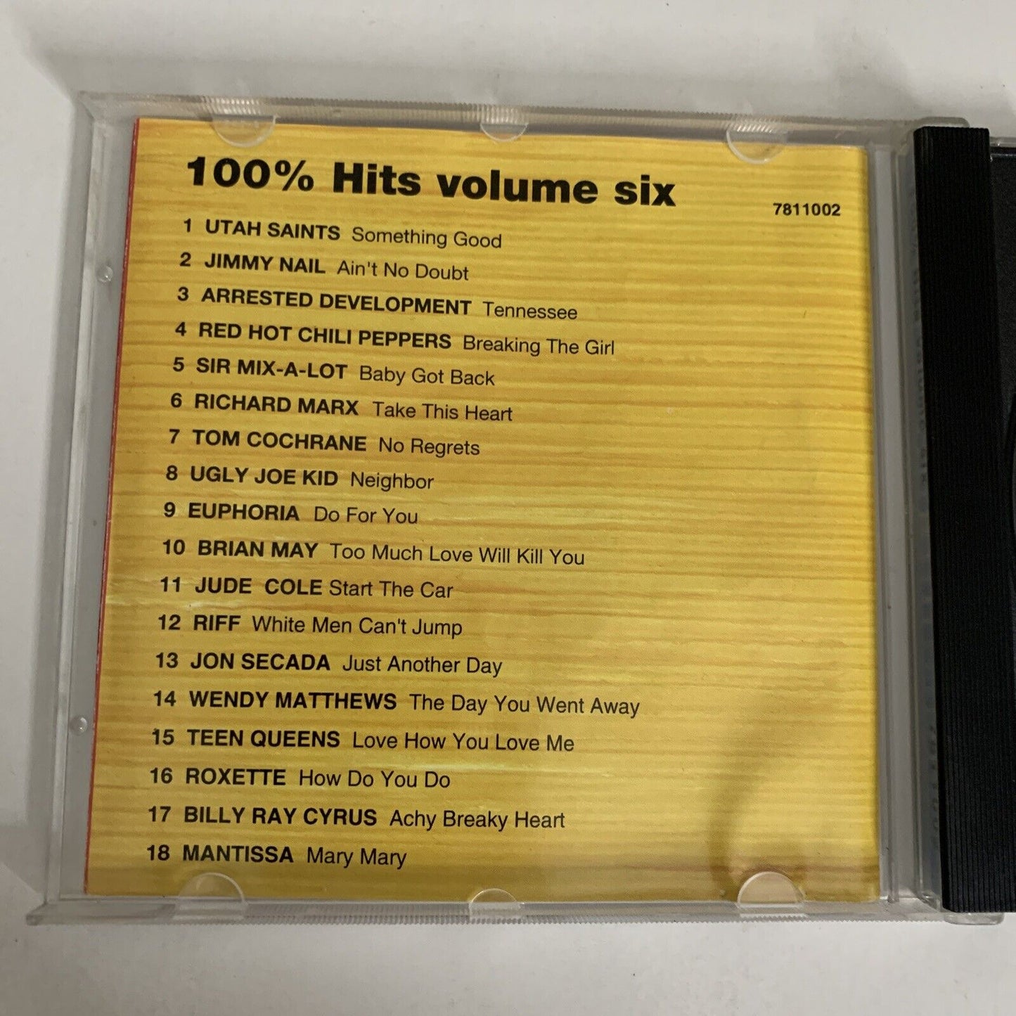 100% Hits Volume Six (CD, 1992) Album