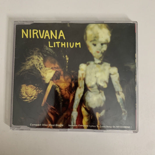 Lithium by Nirvana (CD, 1992) Maxi-Single