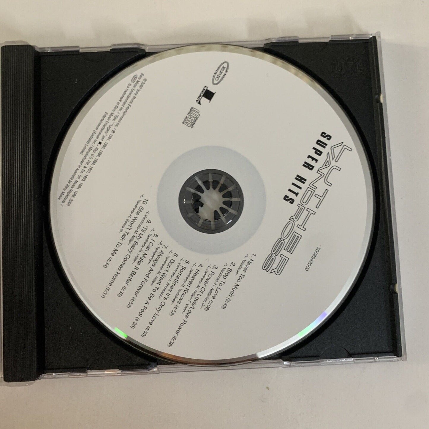 Luther Vandross – Super Hits (CD, 2000) Album